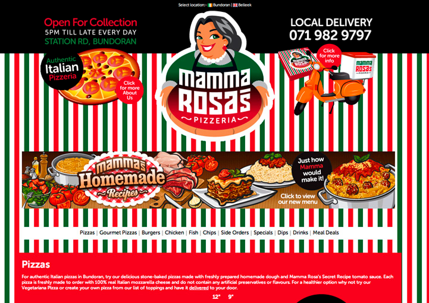 Mamma Rosa's Pizzeria Portfolio Detail 11