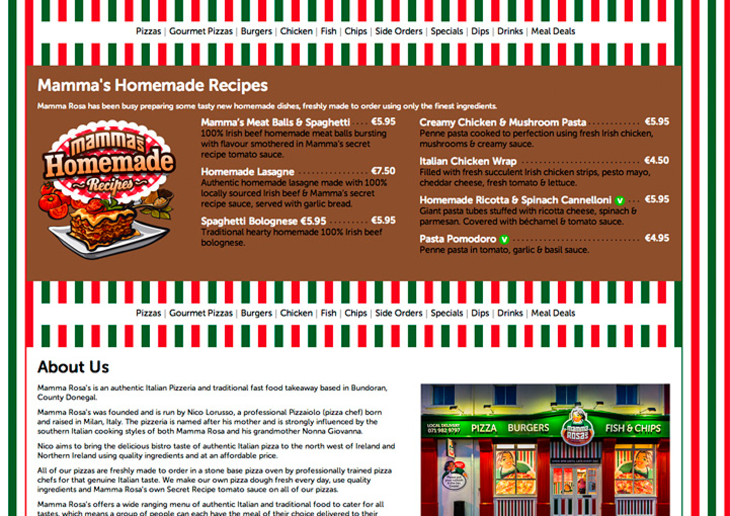 Mamma Rosa's Pizzeria Portfolio Detail 16