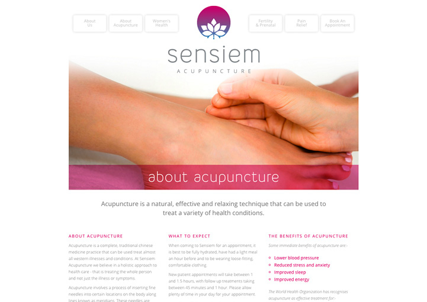 Sensiem Acupuncture Portfolio Detail 6