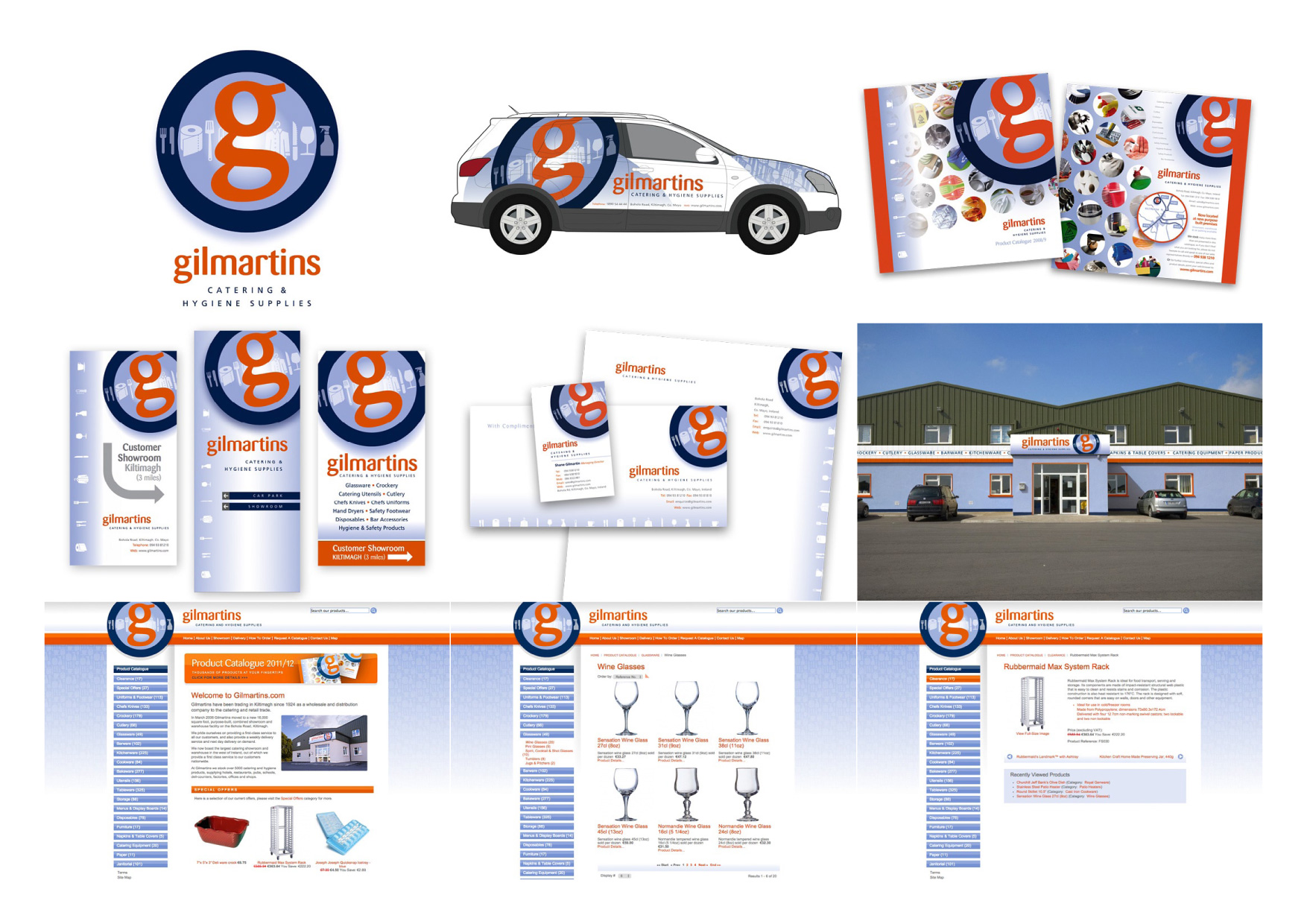 Gilmartins Catering and Hygiene Supplies Portfolio Sheet
